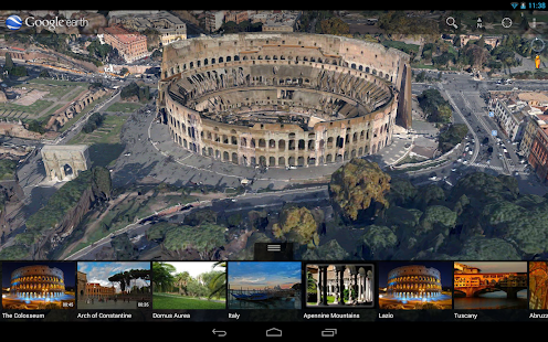 Google Earth - screenshot thumbnail