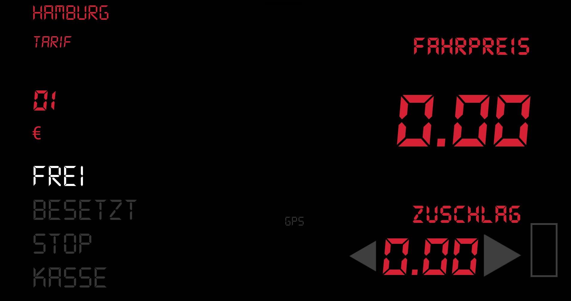 Android application GPS Taximeter Pro screenshort