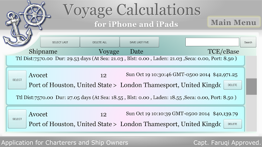 【免費生產應用App】Voyage Calculation Pro-APP點子