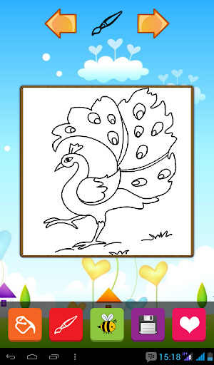 Peacock Coloring Pages