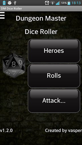 Dungeon Master Dice Roller