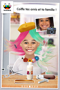 Capture d'ecran de l'application Android Toca Hair Salon Me