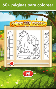 Caballo Juego Colorear Screen 2