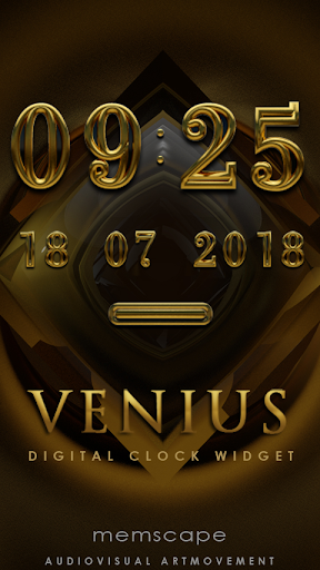 VENIUS Digital Clock Widget