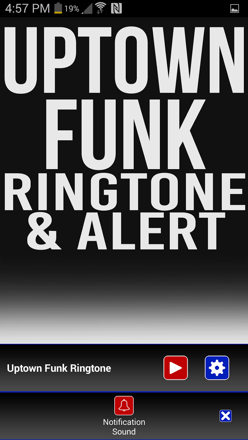 Uptown Funk Ringtone and Alert Screen 3
