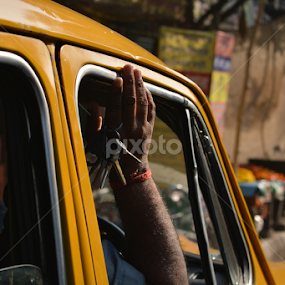 Key to Success by Dipa Chatterjee - City,  Street & Park Street Scenes