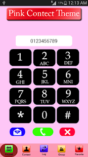 Download Pink Contact Theme:Dialer APK for PC