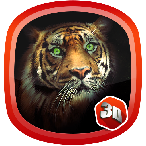 3D Tiger Live Wallpaper 個人化 App LOGO-APP開箱王