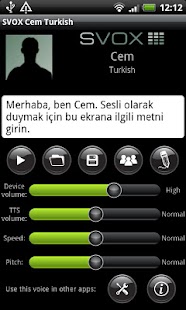 SVOX Turkish Türk Cem Voice