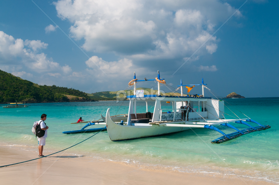 Waling Waling Boat -Calaguas Island by Victor Roman - Transportation Boats