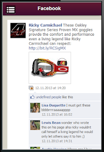 Ricky Carmichael Moto Fan App Screenshots 3