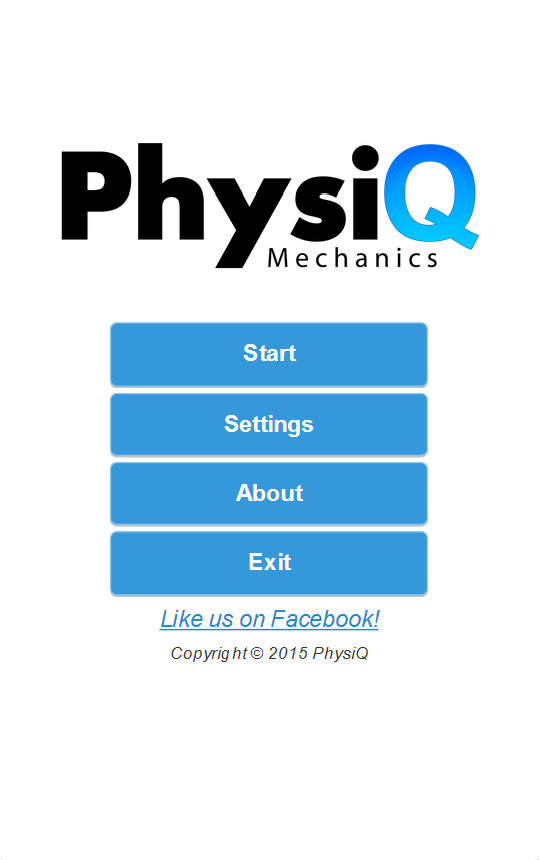PhysiQ - FULL Screen 1