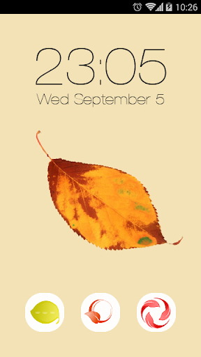 Vanilla Leaves Launcher Theme