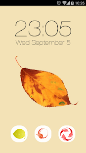 Vanilla Leaves Launcher Theme Screenshots 0