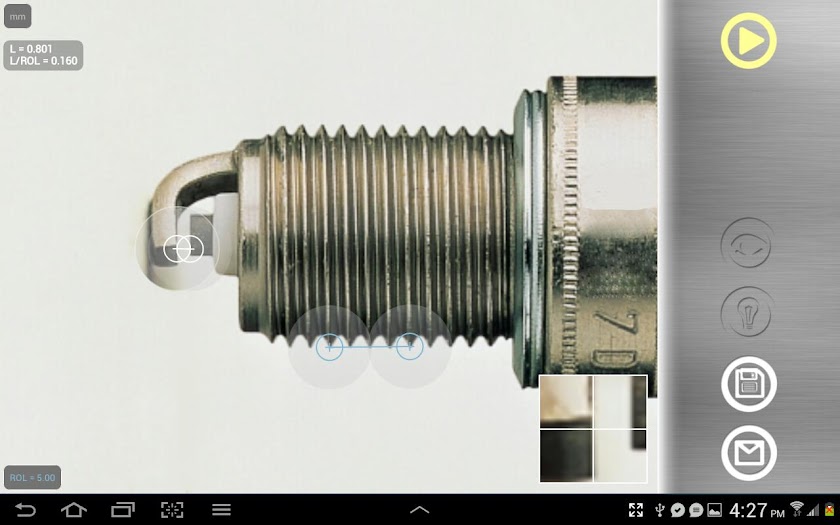 Partometer - camera measure Screen 1