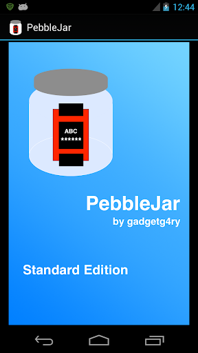 Pebble Jar Password Storage