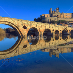 River Orb at Bezies by Paul Atkinson - Buildings & Architecture Bridges & Suspended Structures