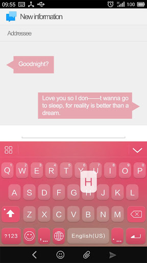 Valentine Love theme Keyboard