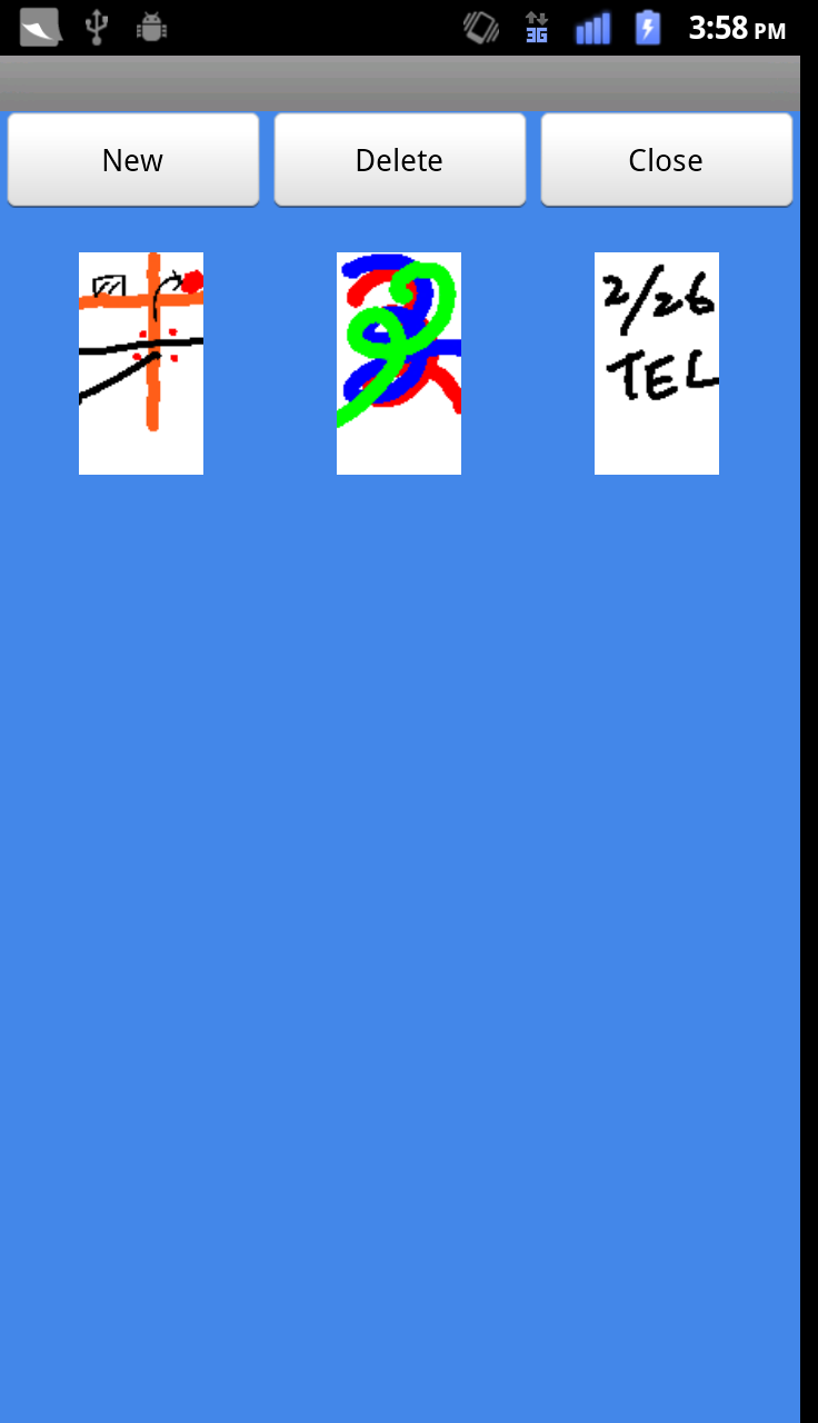 手書きメモ Screen 2