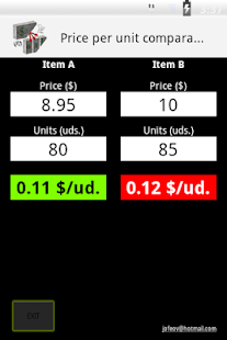 Price per unit Comparison(圖2)-速報App