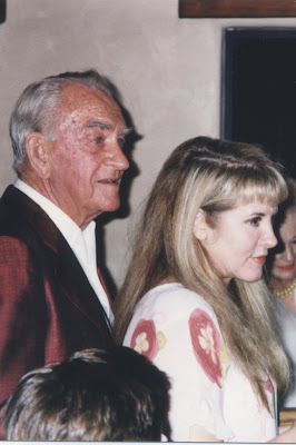 Stevie with her dad at AHI '98