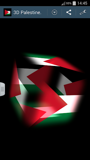 3D Palestine Cube Flag LWP