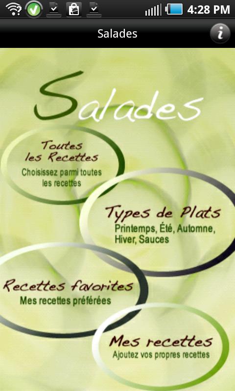 iCuisine Salades Screen 2