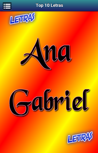 Letras Ana Gabriel