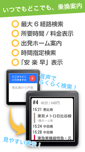 免費下載交通運輸APP|乗換案内Wear app開箱文|APP開箱王