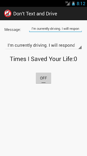 Don't Text and Drive