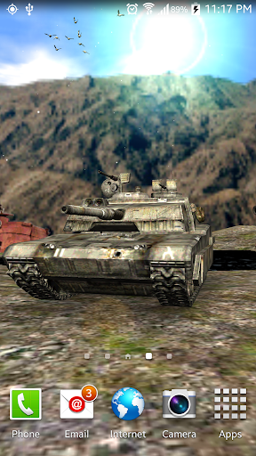 Milit War Tank Livewallpaper L