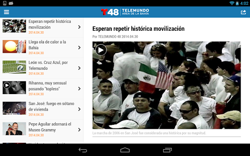 【免費新聞App】Telemundo Area de la Bahía-APP點子