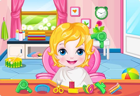 Lastest Happy Baby Hairdresser Game HD APK