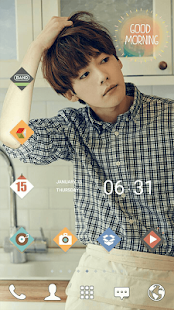 Free Download JinWoo LINE Launcher theme APK for Android