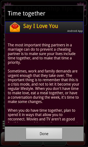 【免費生活App】A1 Relationship Tips-APP點子