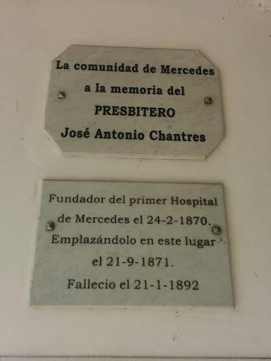 Placa Presbitero José Antonio Chantres