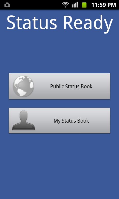 Status Ready Screen 1