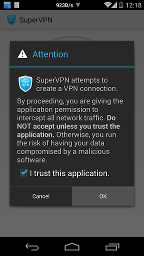 SuperVPN Free VPN Client 2.1.0 screenshots 2