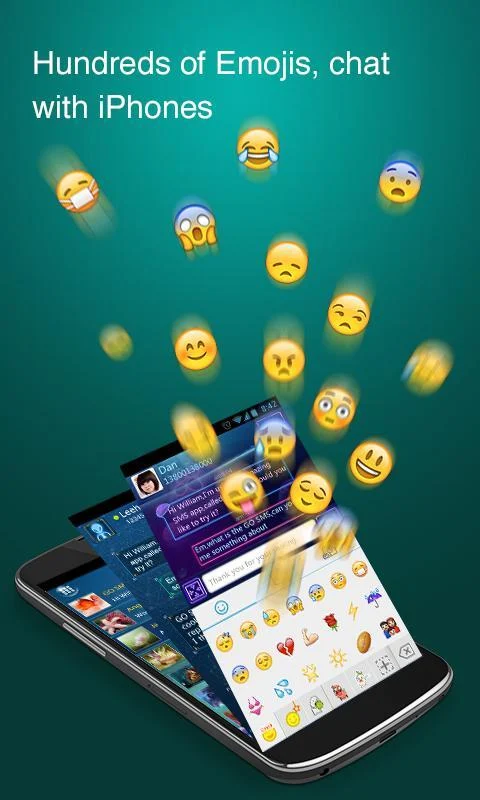 GO SMS Pro Emoji Plugin - screenshot