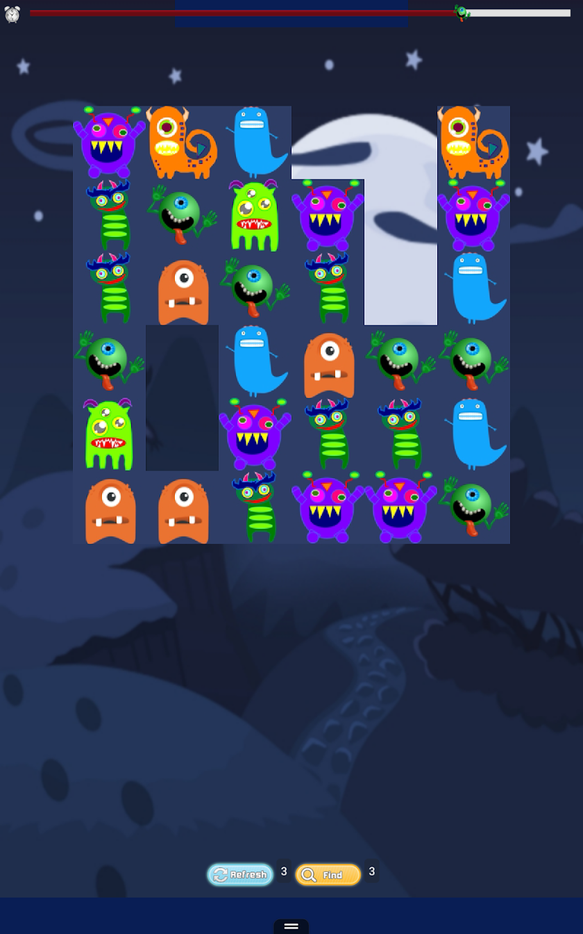 Matching Monsters Game No Ads Screen 2