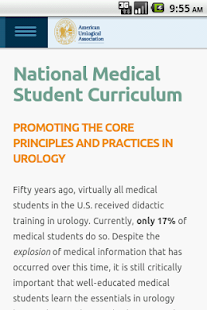 AUA Medical Student Curriculum Screenshots 0