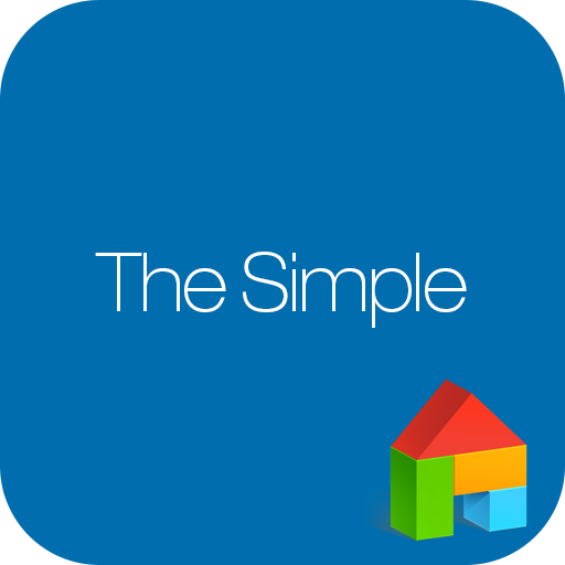 The Simple_blue dodol theme LOGO-APP點子