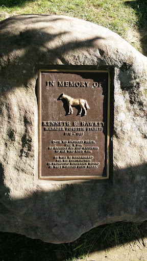 Kenneth E. Hawkey Memorial at Pipestem Stables