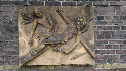 Reliefs on Hochterpoort Church