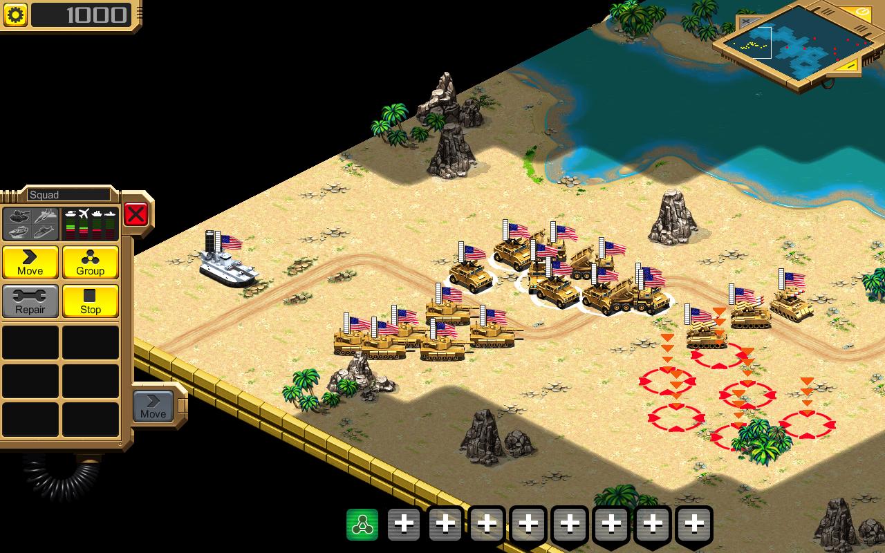 Android application Desert Stormfront - RTS screenshort