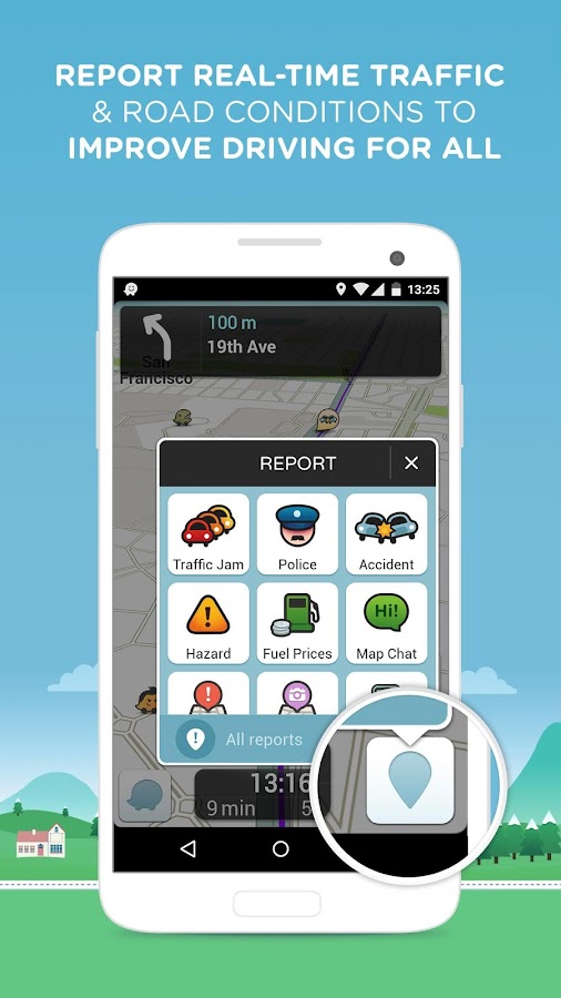 Waze GPS, Maps & Traffic Android Apps on Google Play