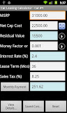 Car Lease Calculator Free