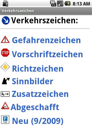 Verkehrszeichen (DE) Screen 3
