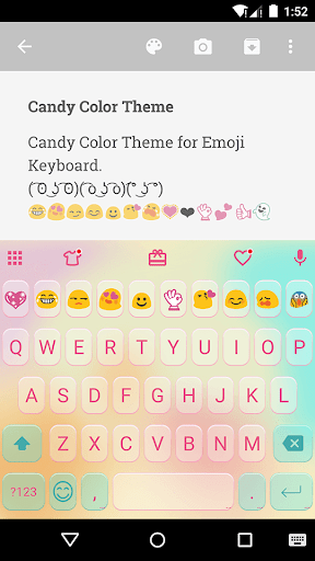 Candy Color Emoji Keyboard