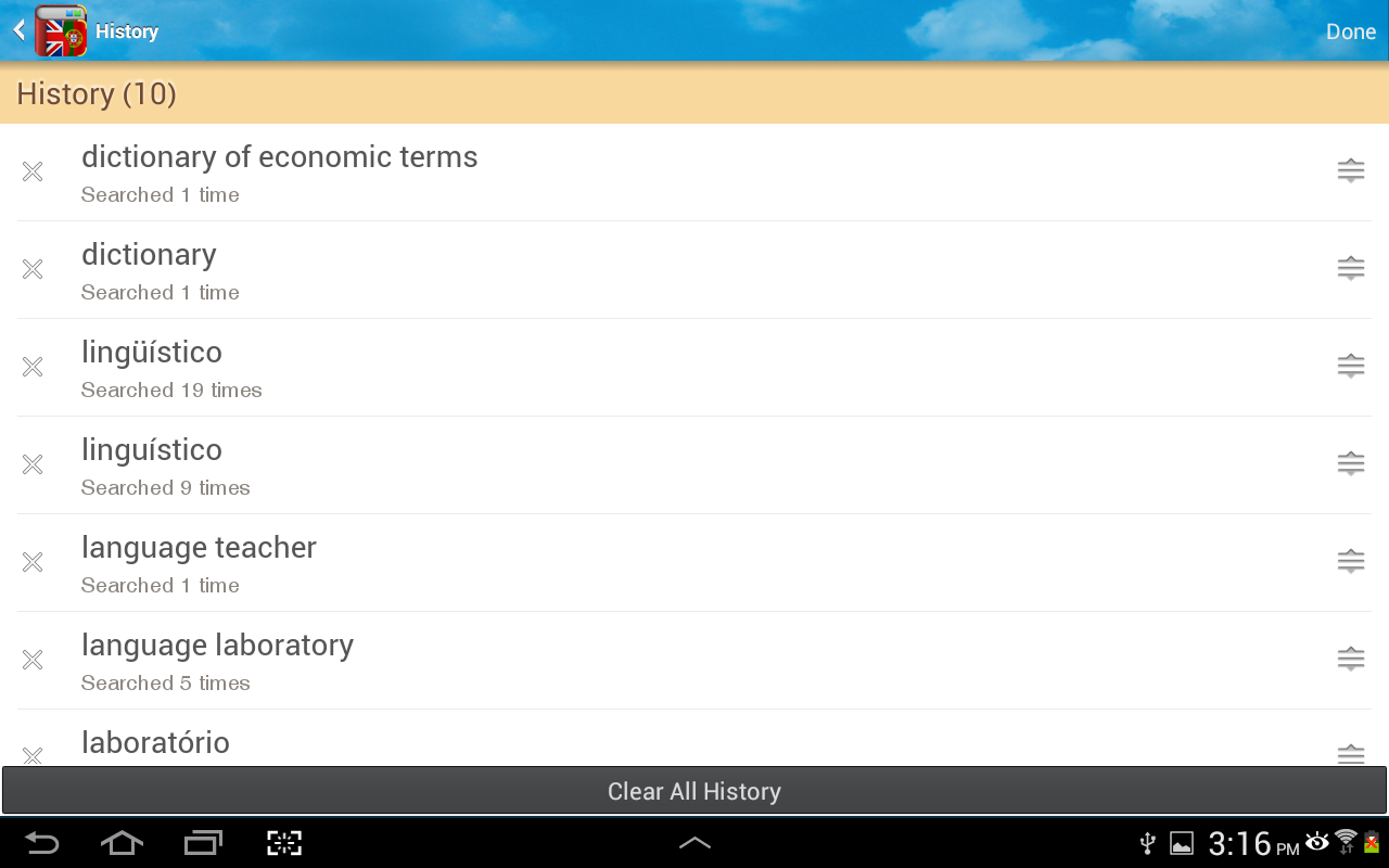 Portuguese English Dictionary Android Apps on Google Play
